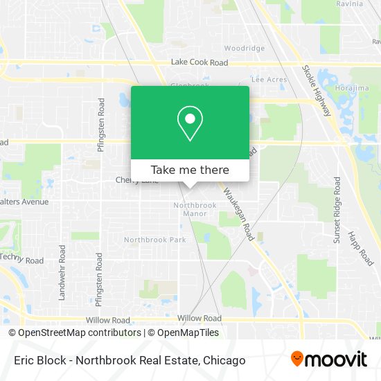 Eric Block - Northbrook Real Estate map