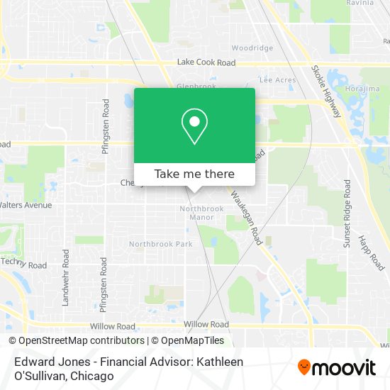 Mapa de Edward Jones - Financial Advisor: Kathleen O'Sullivan