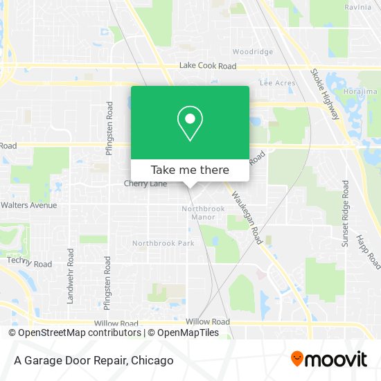 A Garage Door Repair map