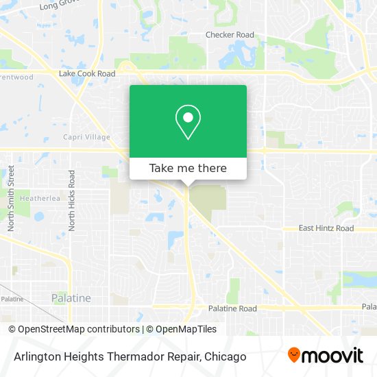 Arlington Heights Thermador Repair map