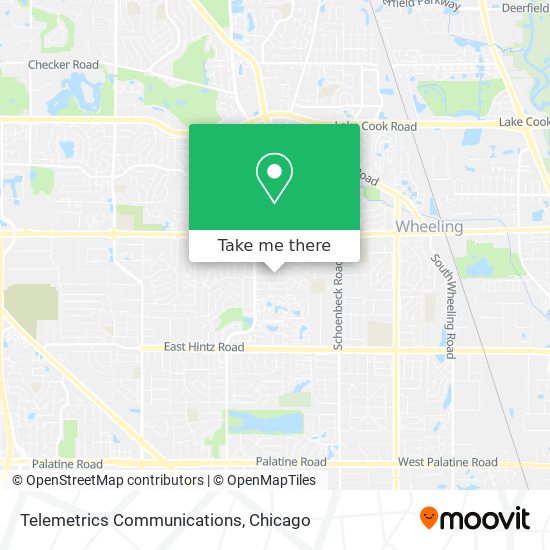 Telemetrics Communications map