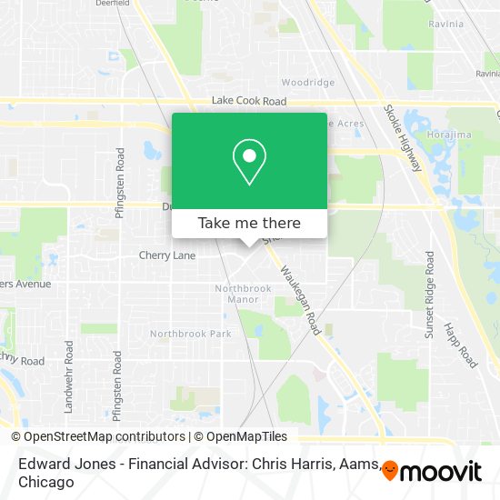 Mapa de Edward Jones - Financial Advisor: Chris Harris, Aams