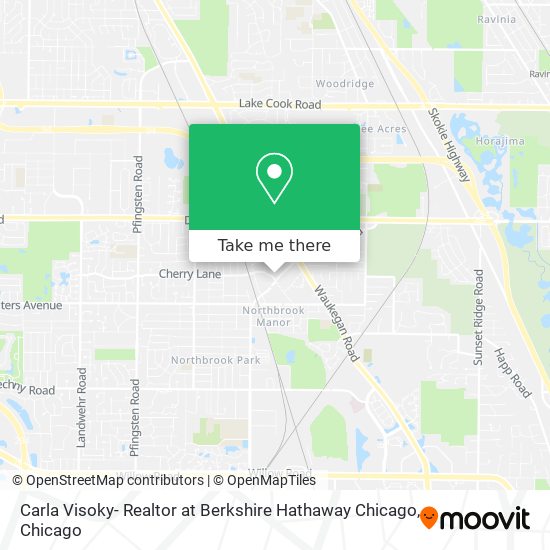 Mapa de Carla Visoky- Realtor at Berkshire Hathaway Chicago