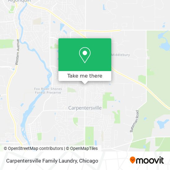 Mapa de Carpentersville Family Laundry