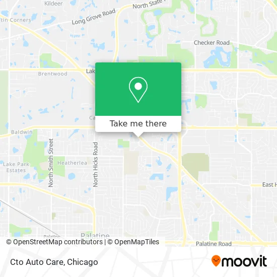 Cto Auto Care map