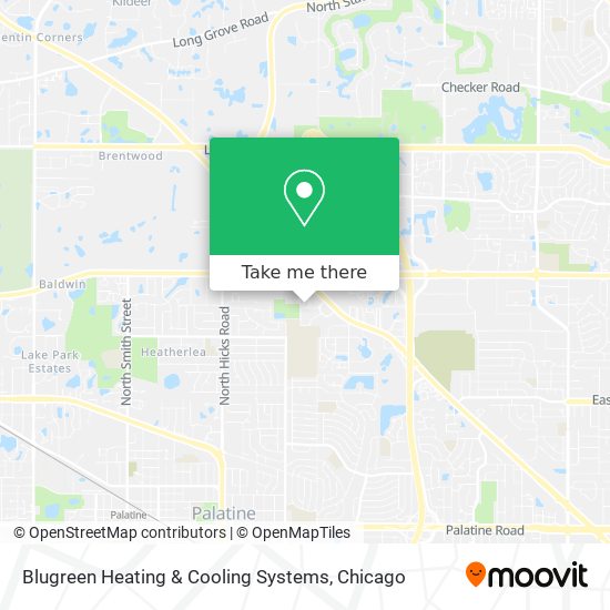 Blugreen Heating & Cooling Systems map