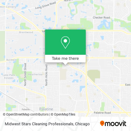 Midwest Stars Cleaning Professionals map