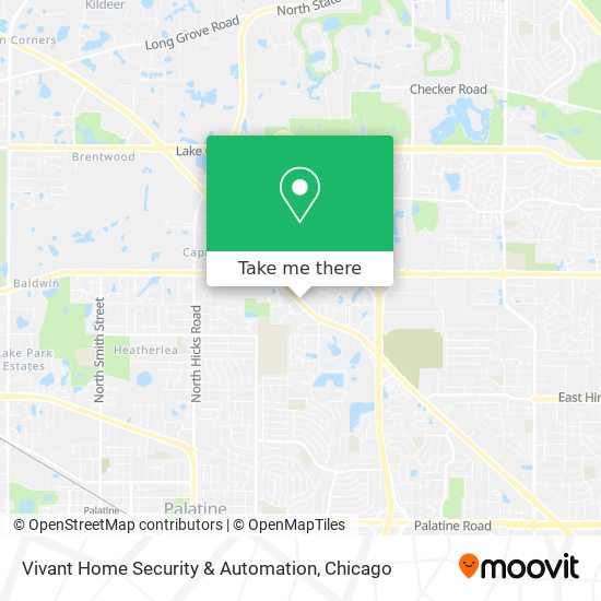 Vivant Home Security & Automation map