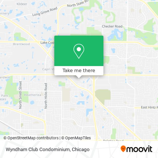 Wyndham Club Condominium map