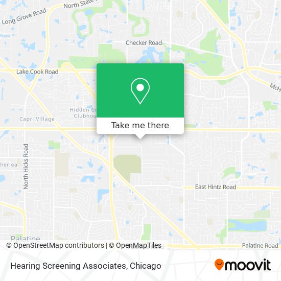 Hearing Screening Associates map