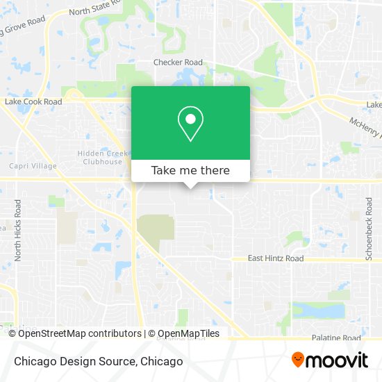 Mapa de Chicago Design Source