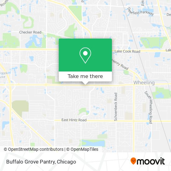 Mapa de Buffalo Grove Pantry