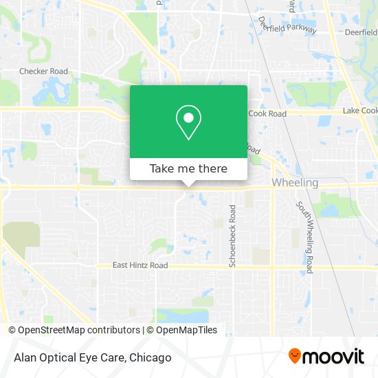 Alan Optical Eye Care map