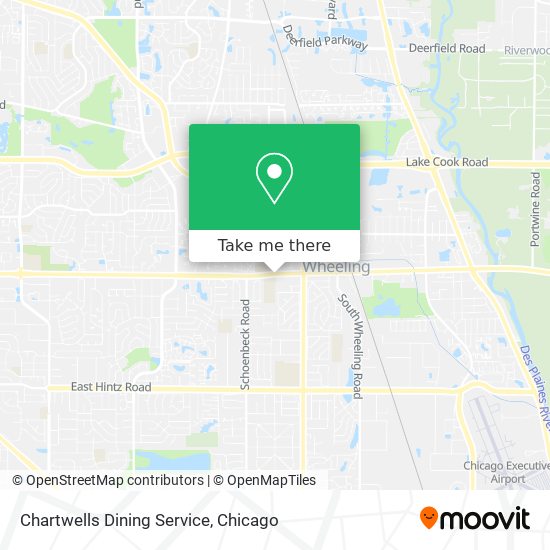 Chartwells Dining Service map