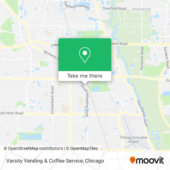 Varsity Vending & Coffee Service map