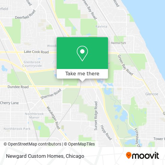 Newgard Custom Homes map