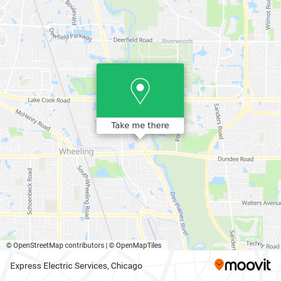 Express Electric Services map