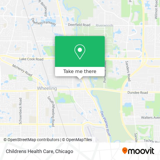 Childrens Health Care map