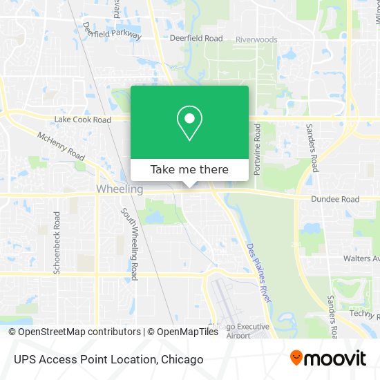 Mapa de UPS Access Point Location