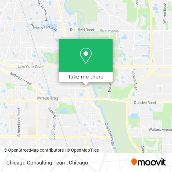 Chicago Consulting Team map
