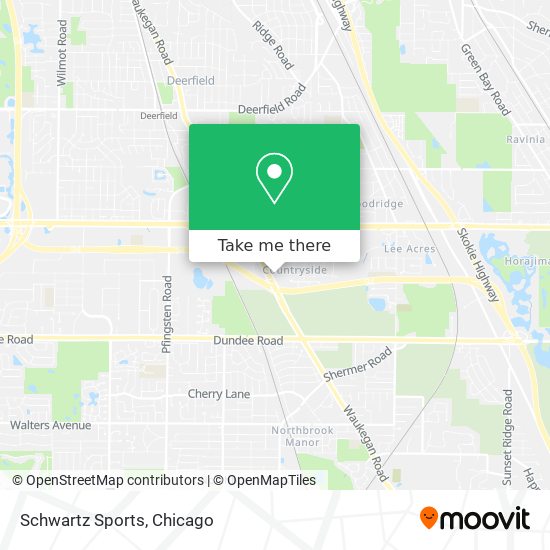 Schwartz Sports map