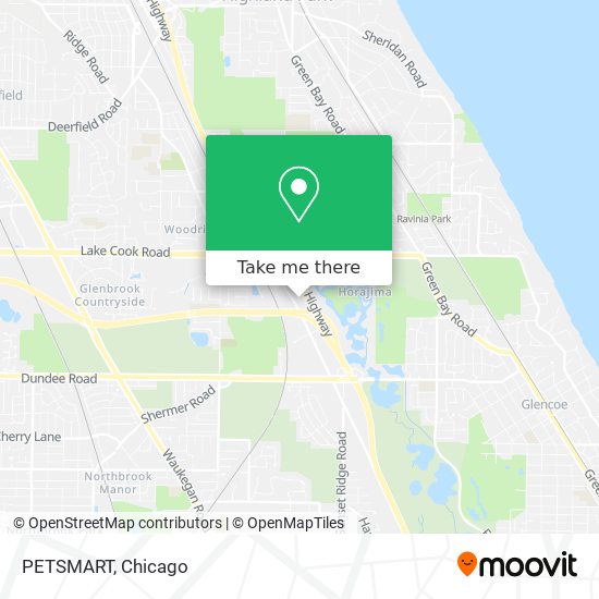 PETSMART map