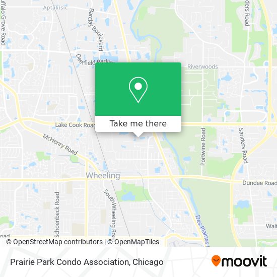 Prairie Park Condo Association map