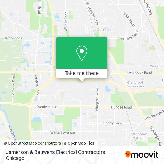 Jamerson & Bauwens Electrical Contractors map