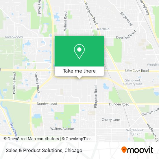 Sales & Product Solutions map