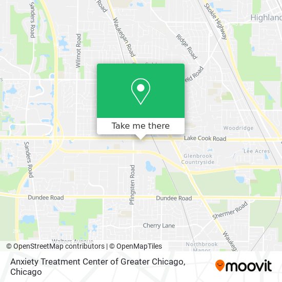 Anxiety Treatment Center of Greater Chicago map