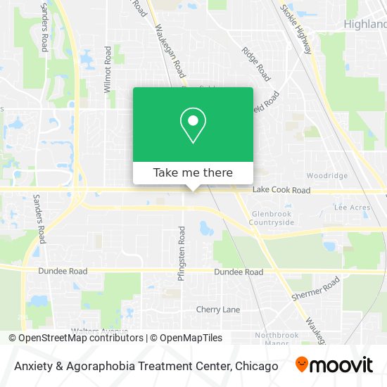 Mapa de Anxiety & Agoraphobia Treatment Center