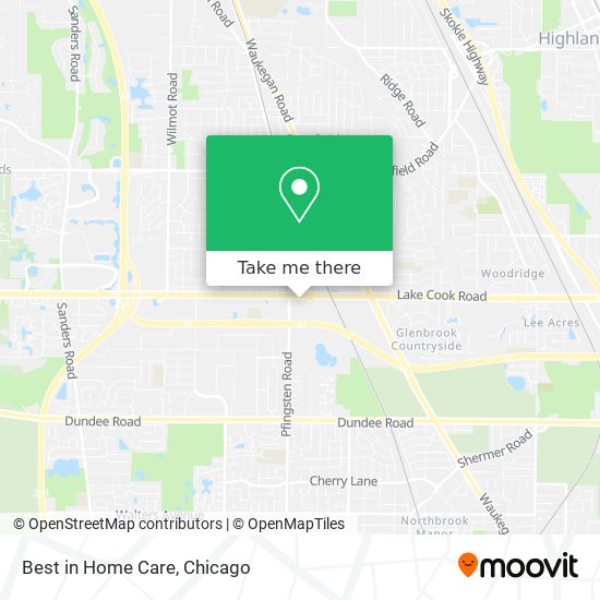 Best in Home Care map