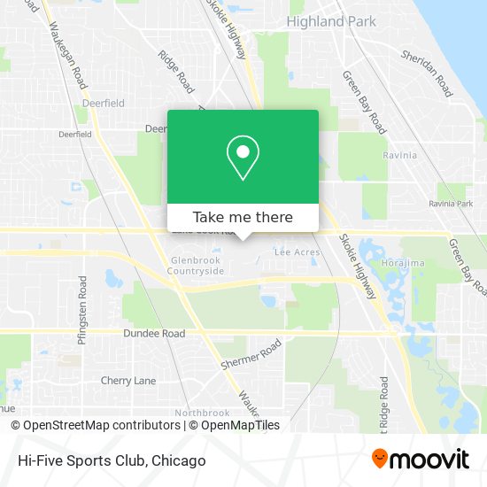 Hi-Five Sports Club map