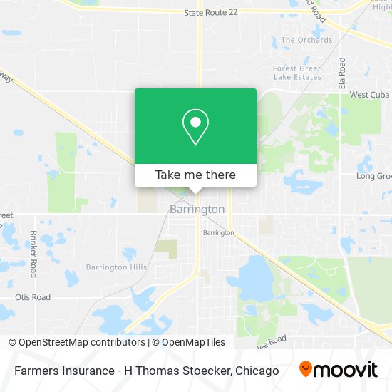 Mapa de Farmers Insurance - H Thomas Stoecker