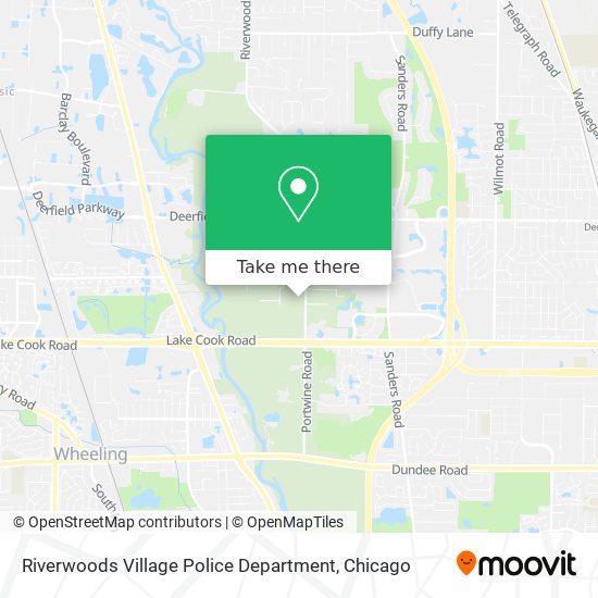 Riverwoods Village Police Department map