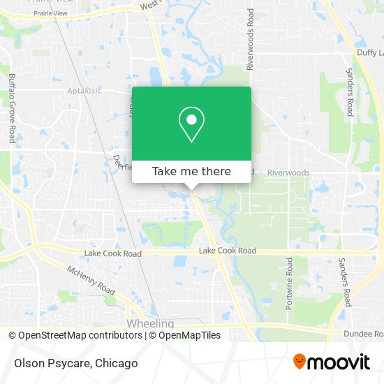 Olson Psycare map