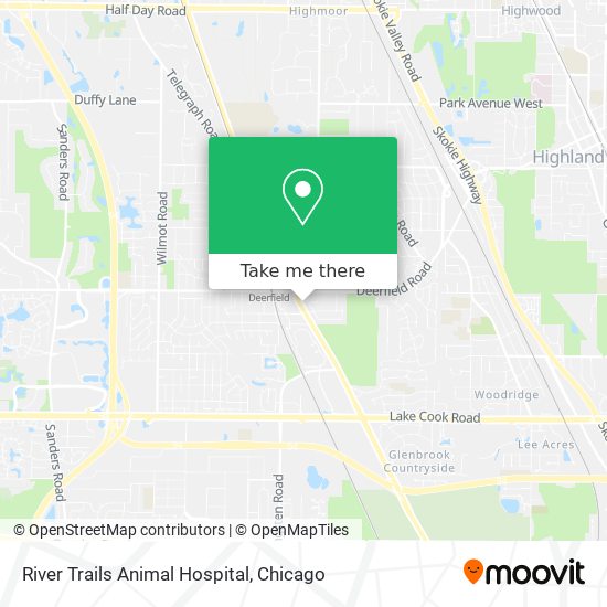 River Trails Animal Hospital map