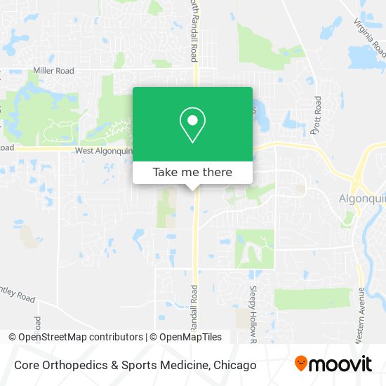 Core Orthopedics & Sports Medicine map