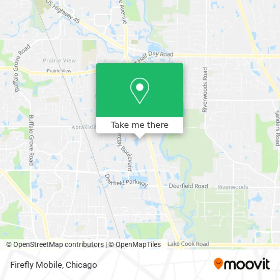 Firefly Mobile map
