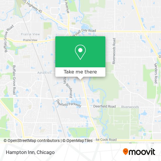 Hampton Inn map