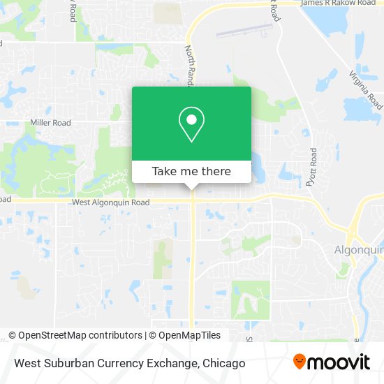 Mapa de West Suburban Currency Exchange