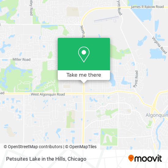Petsuites Lake in the Hills map