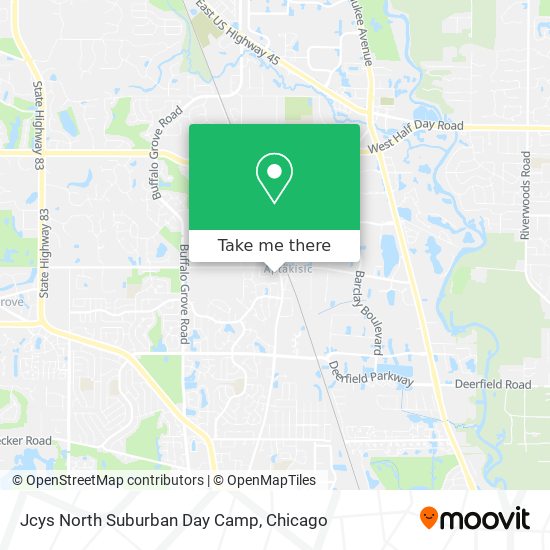 Jcys North Suburban Day Camp map