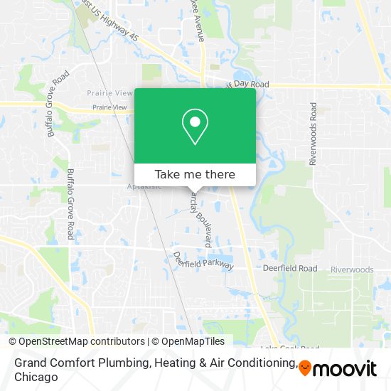 Grand Comfort Plumbing, Heating & Air Conditioning map