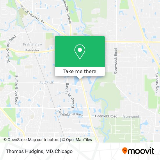 Thomas Hudgins, MD map