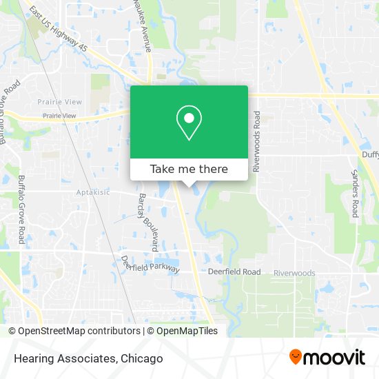 Hearing Associates map