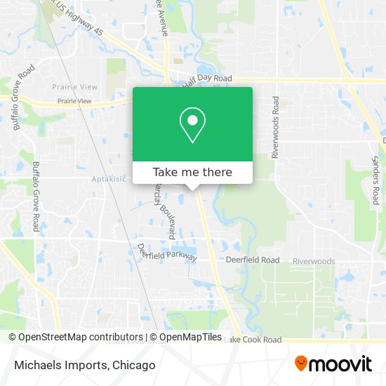 Michaels Imports map