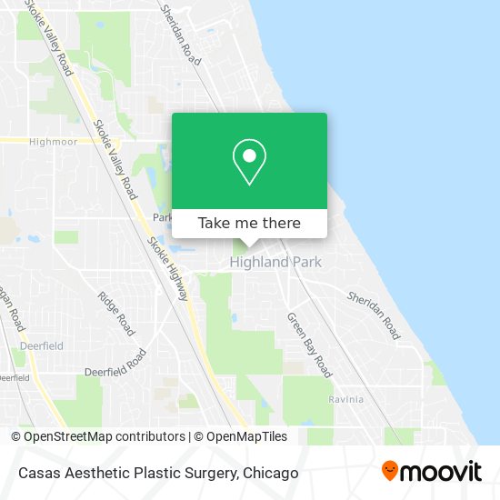 Casas Aesthetic Plastic Surgery map