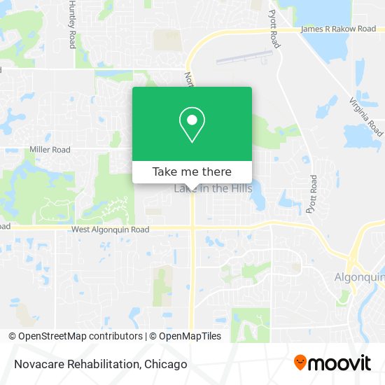 Novacare Rehabilitation map