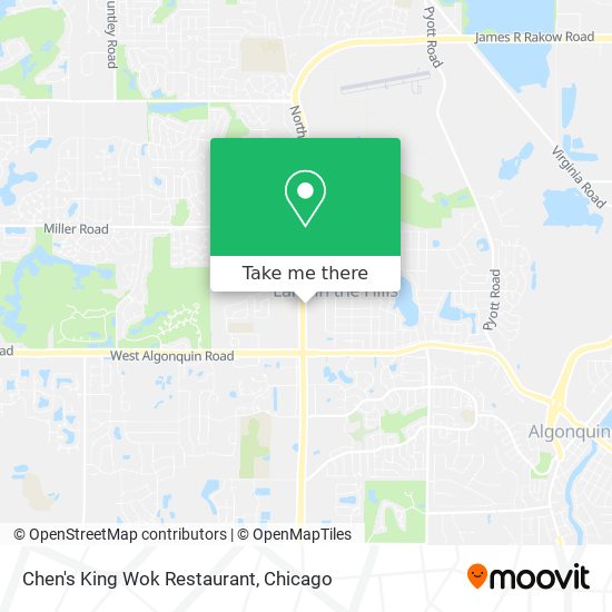 Mapa de Chen's King Wok Restaurant